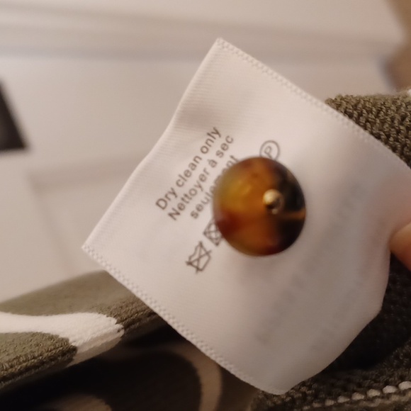 Veronica Beard  Dianora Army Green Sweater M NWT - Picture 8 of 8